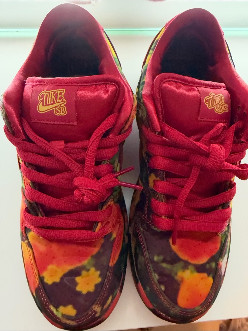 Nike Kids' Red Tie-Dye Nike SB Sneakers